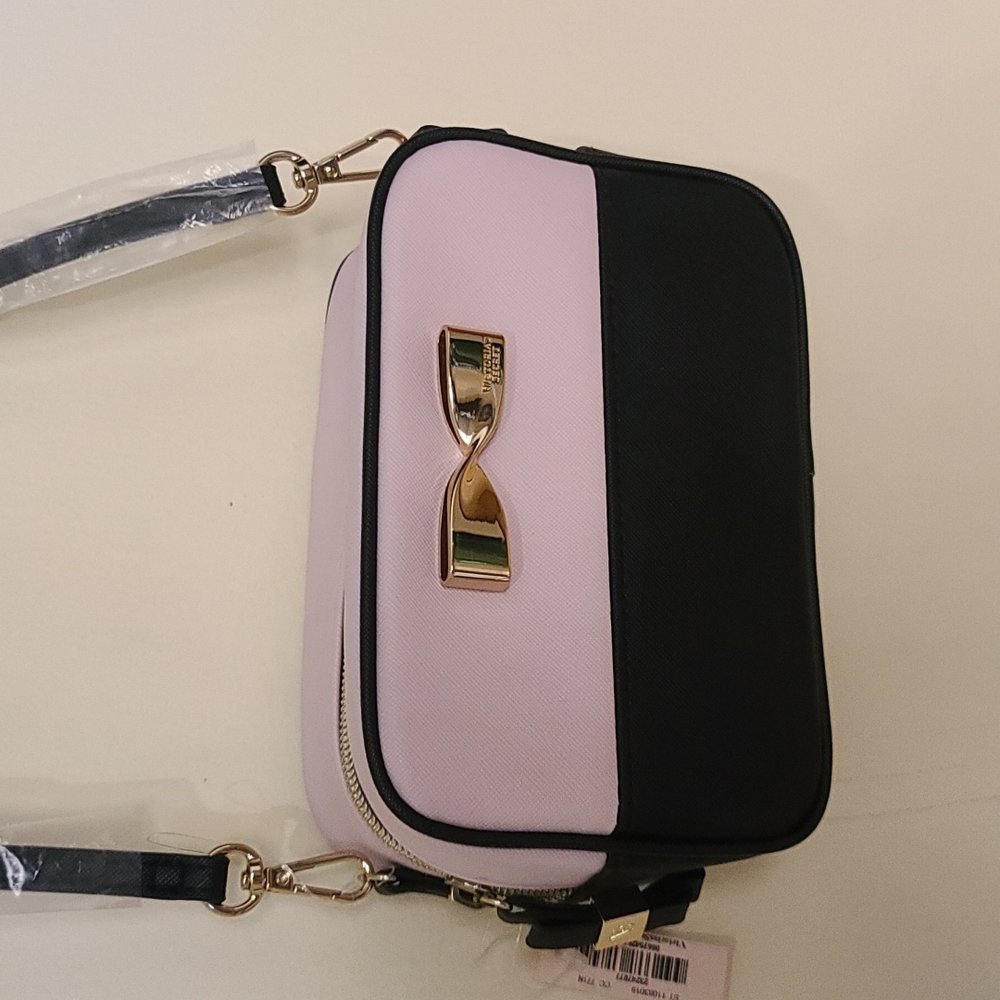 Victoria's Secret Crossbody bag Pink and Black 7"×4.5"